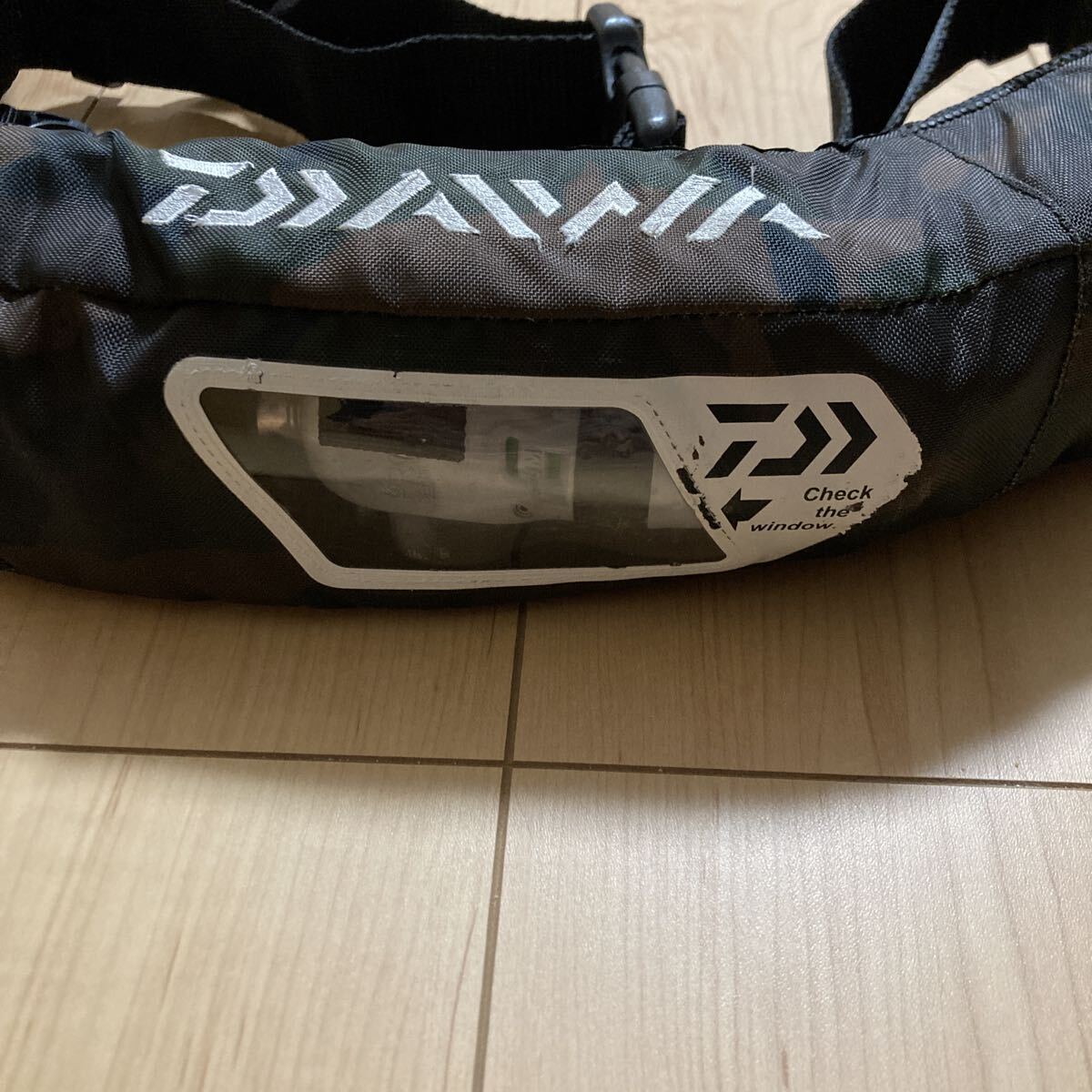 ダイワ(DAIWA) ウォッシャブルライフジャケット(ウエストタイプ自動・手動膨脹式) DF-2207 桜マーク有(検索:腰巻き,救命胴衣,TYPE-A)_画像5