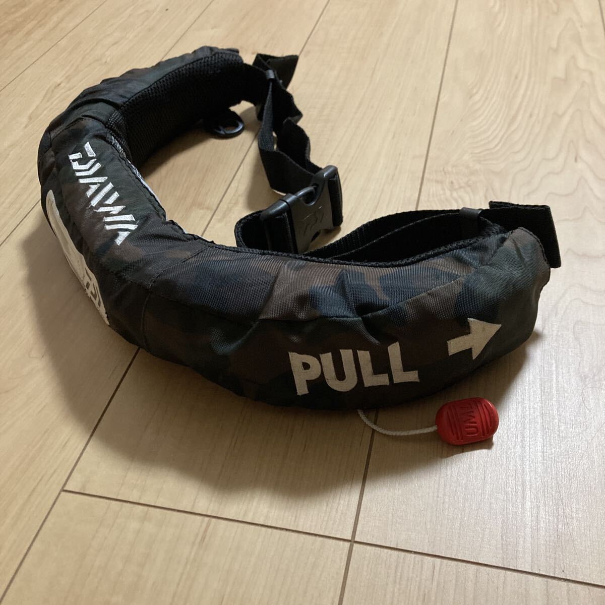 ダイワ(DAIWA) ウォッシャブルライフジャケット(ウエストタイプ自動・手動膨脹式) DF-2207 桜マーク有(検索:腰巻き,救命胴衣,TYPE-A)_画像6