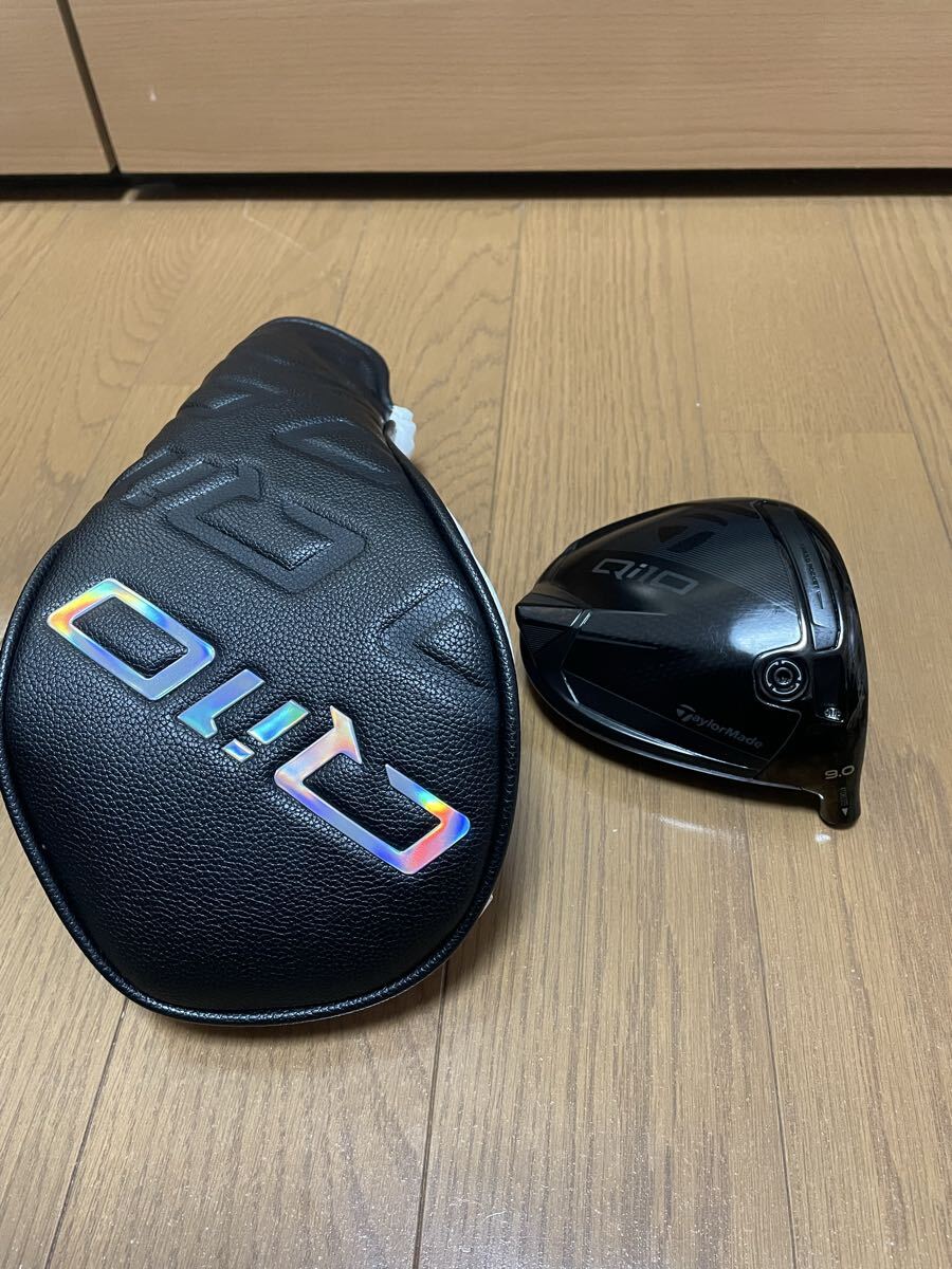 テーラーメイド Qi10 ブラック 9.0° ドライバー 1w ヘッド単品 中古品 送料無料 右利き用_画像1