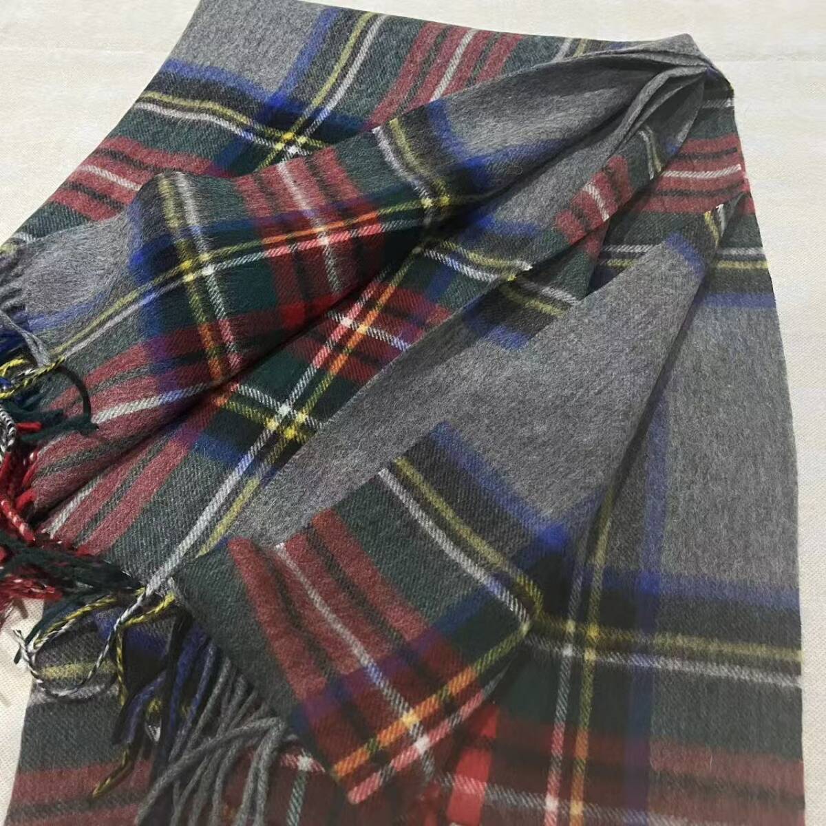 Johnstons ジョンストンズ カシミア 大判ストール マフラー_画像2