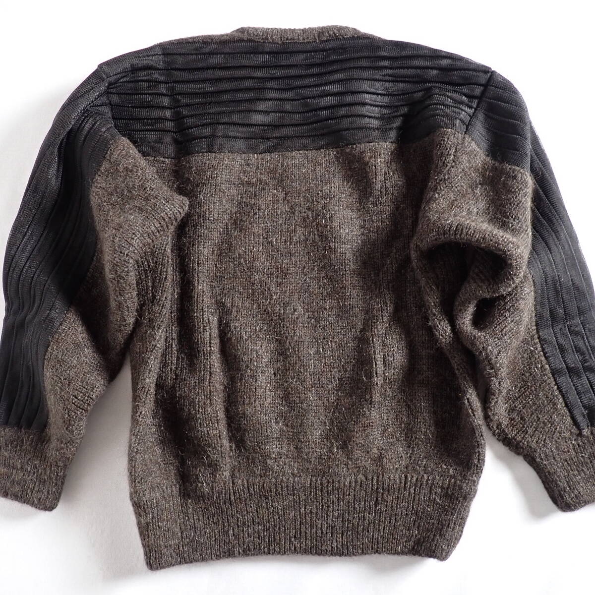 【80s 筆タグ オンリミット期】状態良好 イッセイ ミヤケ メン ISSEY MIYAKE MEN ラインデザイン セーター ニット アーカイブ ヴィンテージ_画像6