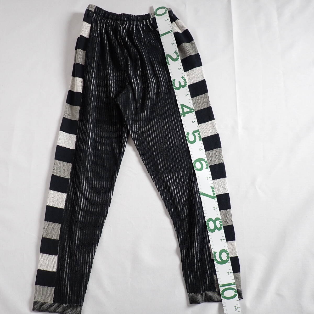 【80s 筆タグ オンリミット期】状態良好 イッセイ ミヤケ メン ISSEY MIYAKE MEN ボーダー ニットパンツ アーカイブ ヴィンテージ_画像8