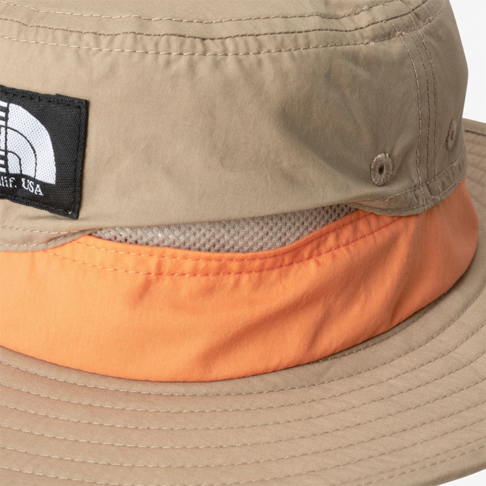 【新品】ノースフェイス ハット キッズ 緑 M THE NORTH FACE ホライズンハット 紐付き 帽子 ブランド UVケア 紫外線対策 NNJ02312_画像5