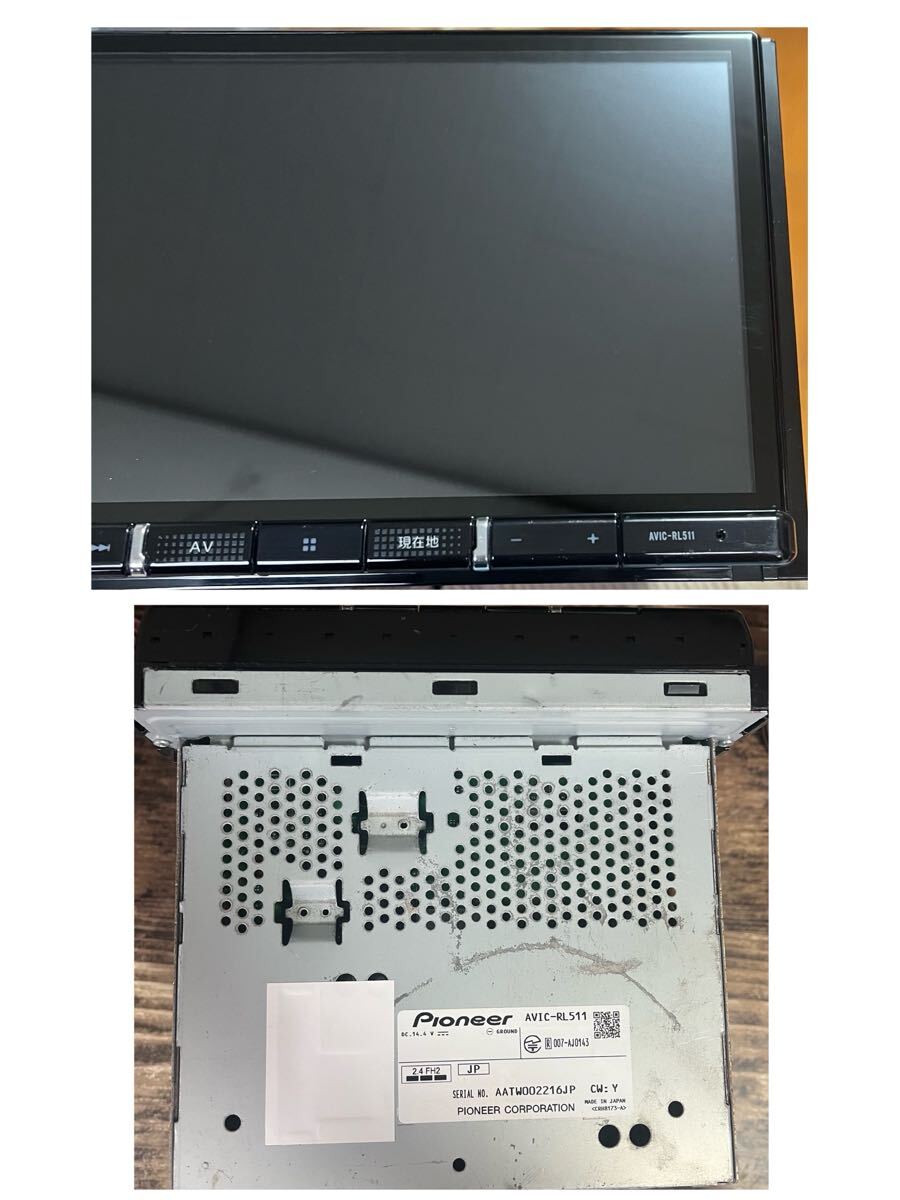 AVIC-RL511【付属品新品】Carrozzeria 8インチ　楽ナビ　メモリーナビ　Pioneer パイオニア カロッツェリア　No.2216_画像4