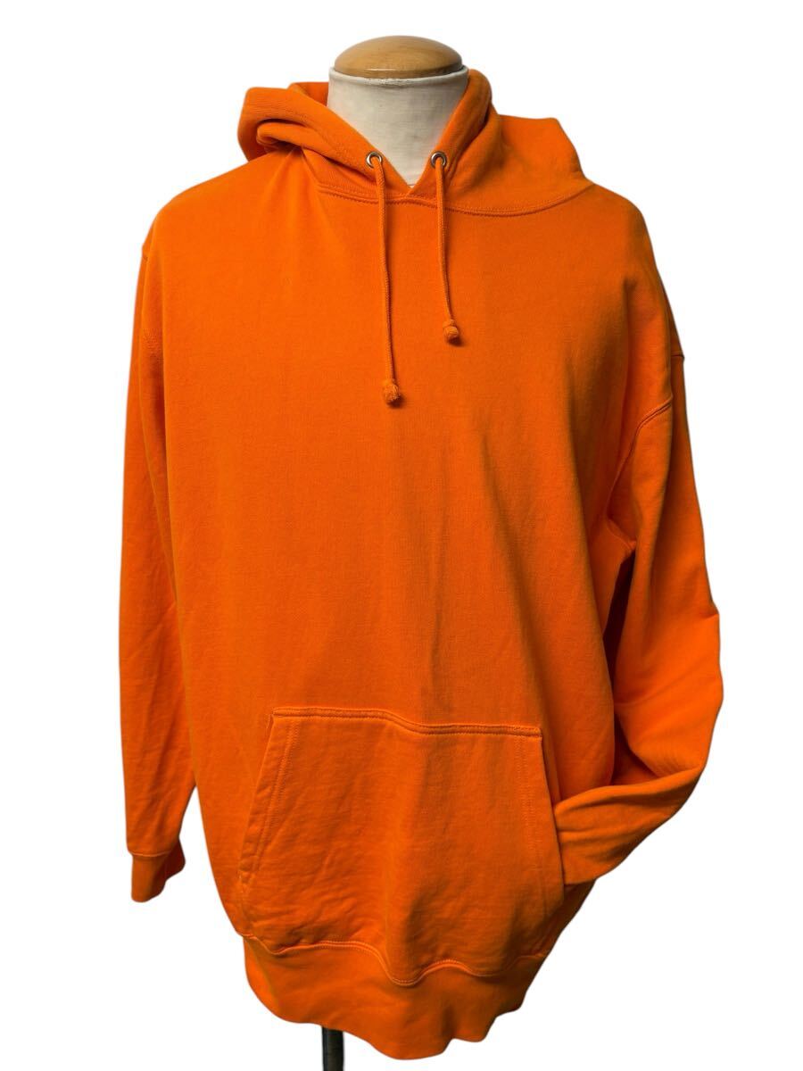 美品 United Athle ユナイテッドアスレ 無地 スウェット パーカー XL オレンジ ビンテージ ヴィンテージ xpv _画像1