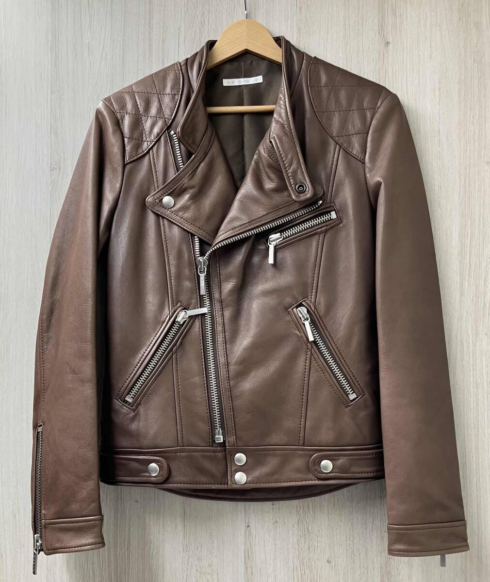 REDMOON レッドムーン ダブルライダース サイズ38 ブラウン_画像1