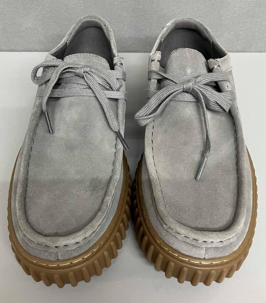 clarks クラークス スエードローファー メンズ 26.5cm グレー　ワラビー_画像3
