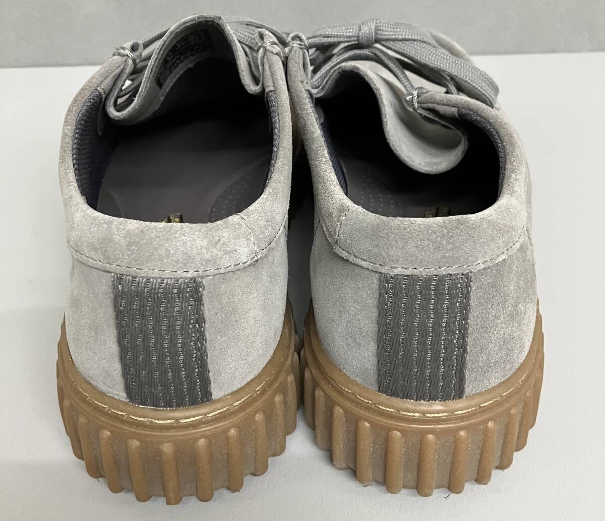 clarks クラークス スエードローファー メンズ 26.5cm グレー　ワラビー_画像4