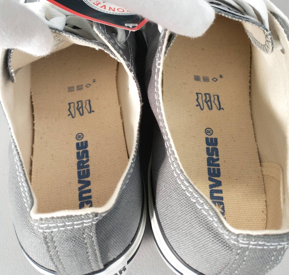 未使用 CONVERSE コンバース ALL STAR オールスター スニーカー 26.5cm グレー タグ付_画像7