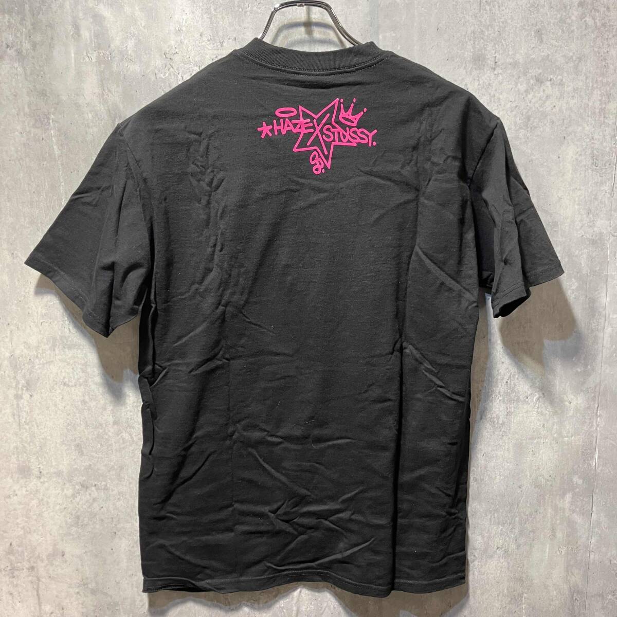 STUSSY 半袖Tシャツ HAZE TEE Mサイズ ブラック ステューシー 店舗受取可_画像2