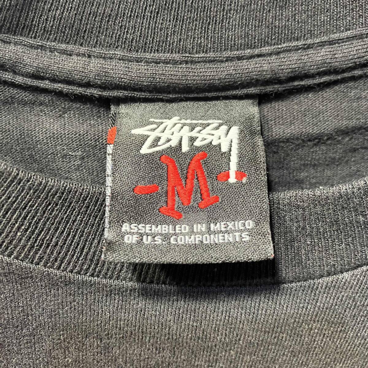 STUSSY 半袖Tシャツ HAZE TEE Mサイズ ブラック ステューシー 店舗受取可_画像5