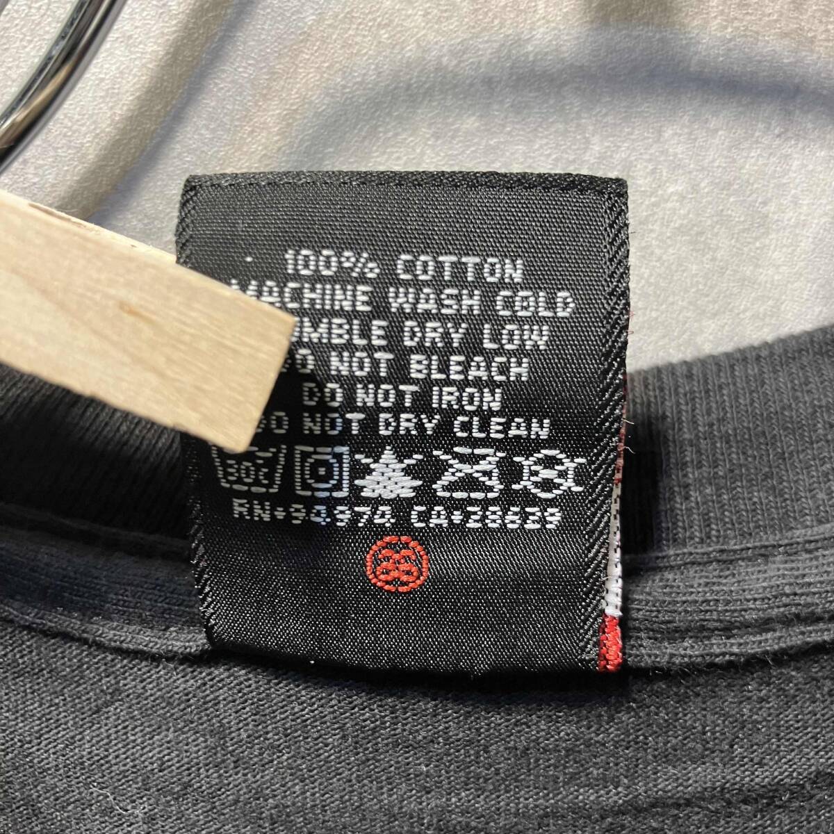 STUSSY 半袖Tシャツ HAZE TEE Mサイズ ブラック ステューシー 店舗受取可_画像6