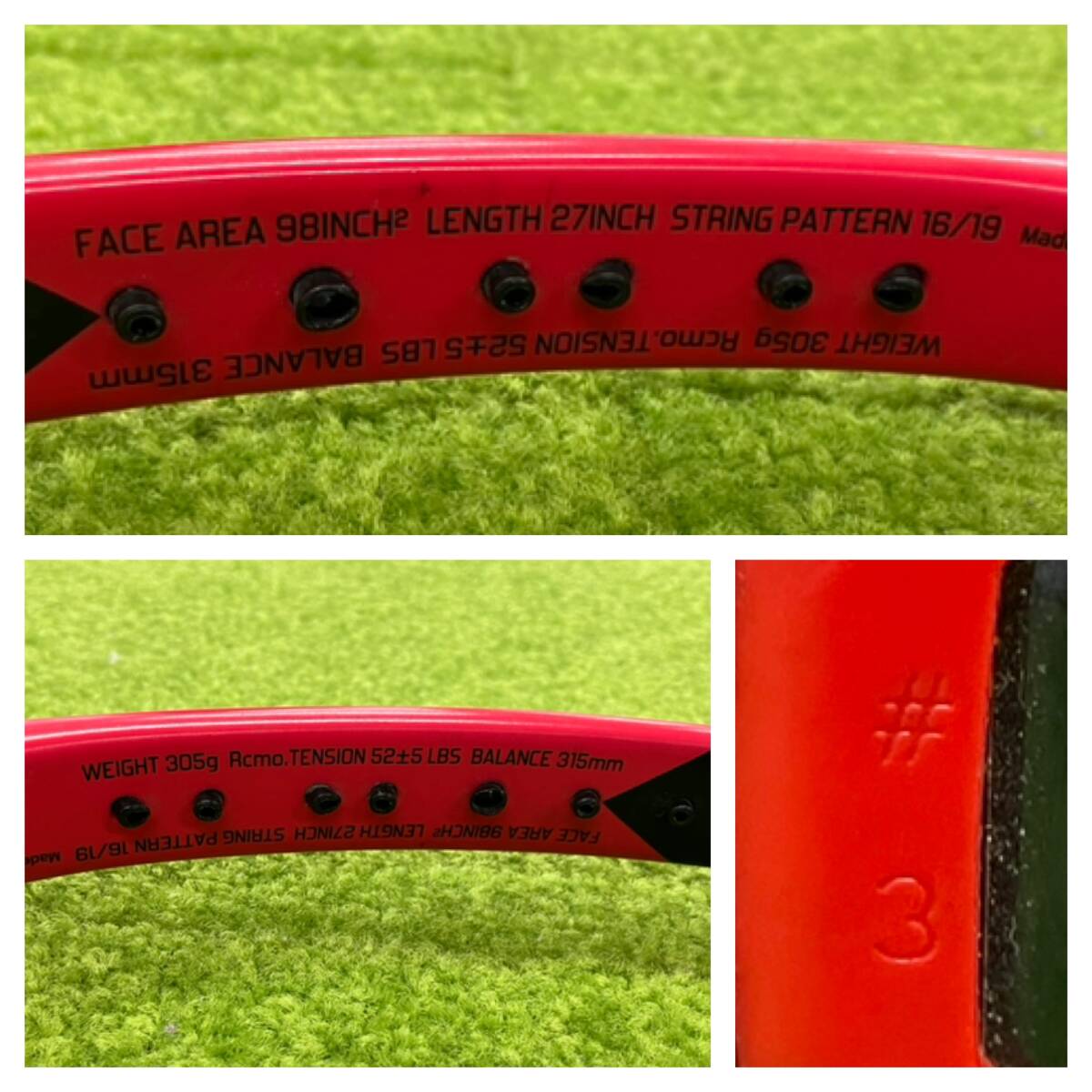 BRIDGESTONE(Tecnifibre) X BLADE BX 305 ブリヂストン エックスブレード テニスラケット_画像7