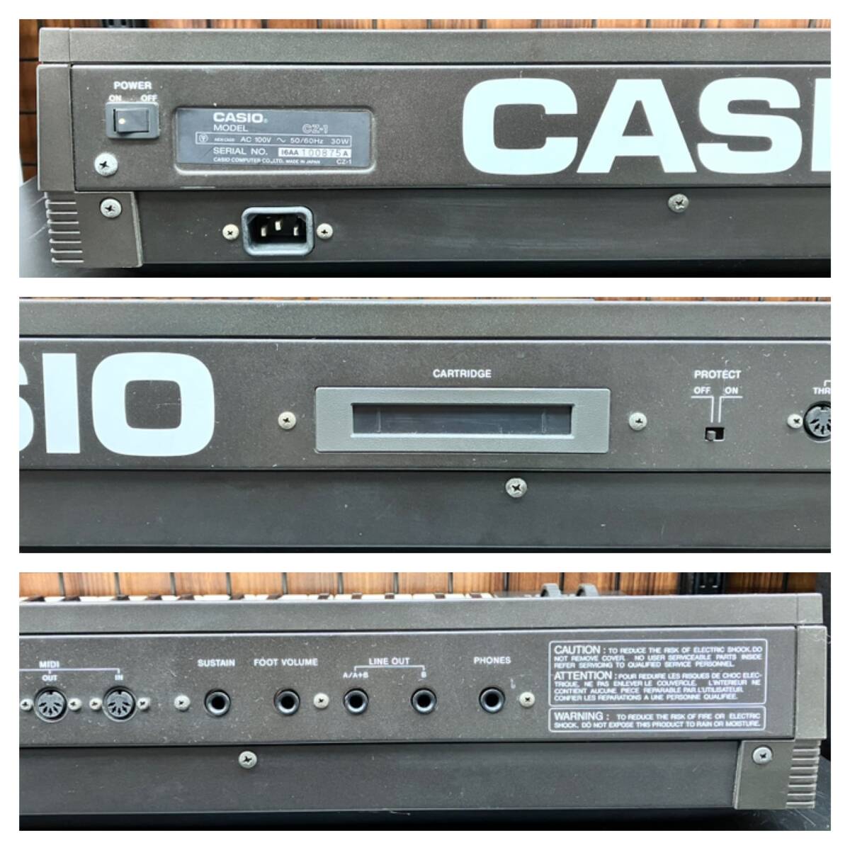鍵盤楽器 CASIO カシオ CZ-1 キーボード シンセサイザー_画像7