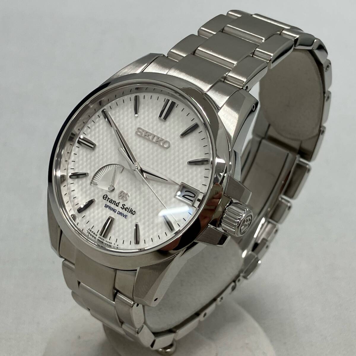 【OH、研磨済】SEIKO セイコー GRAND SEIKO グランドセイコー 9R65-0AG1 SGDA025 スプリングドライブ 箱付_画像10
