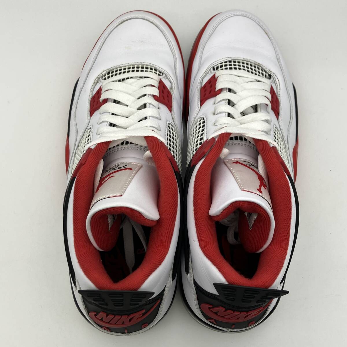 NIKE AIR JORDAN 4 RETRO OG FIRE RED 2020 ナイキ エアジョーダン 4 レトロ OG ファイアレッド DC7770-160 サイズ28.5cm_画像6