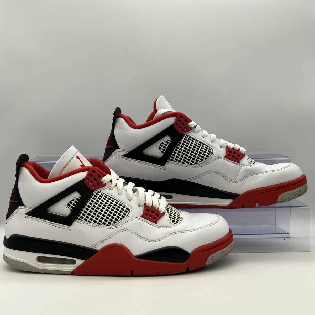 NIKE AIR JORDAN 4 RETRO OG FIRE RED 2020 ナイキ エアジョーダン 4 レトロ OG ファイアレッド DC7770-160 サイズ28.5cm_画像3
