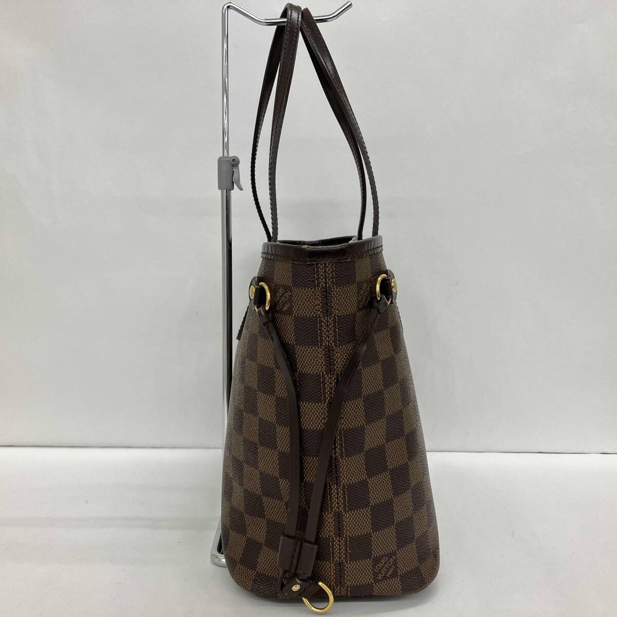  оценка документы LOUIS VUITTON Damier ebenneva- полный PM N51109 большая сумка ручная сумочка Brown женский Louis Vuitton MB5009