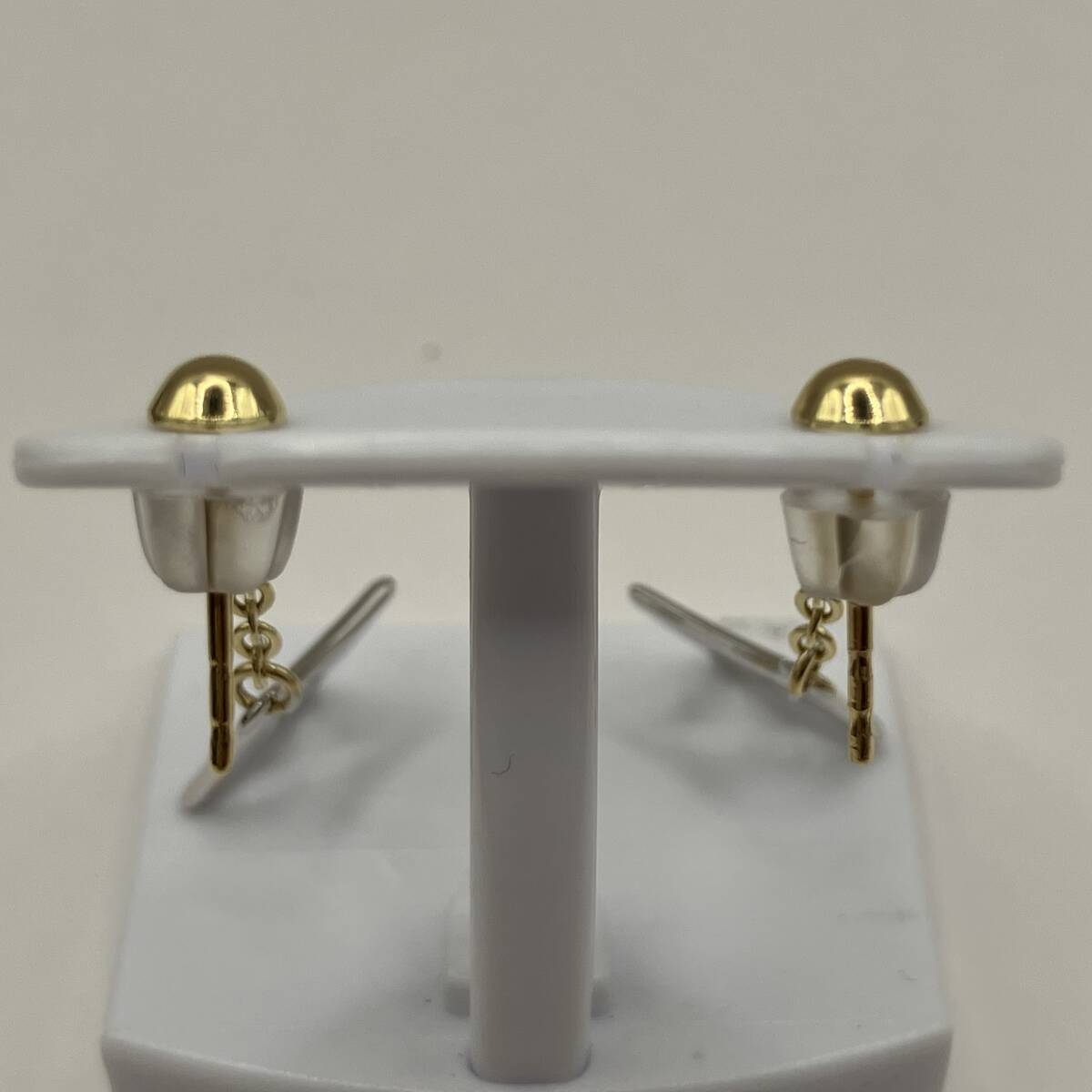 本体のみ K18 18金 ゴールド 総重量約 1.1g ロングピアス_画像4