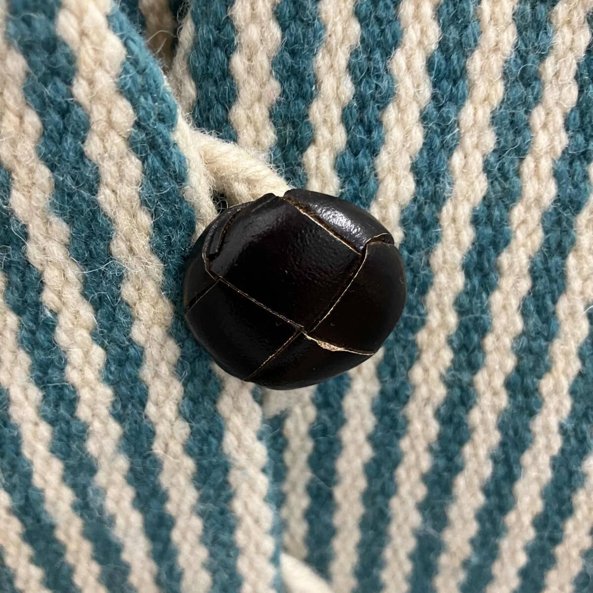 ORTEGA's / オルテガ / チマヨベスト / JEYOKA / ストライプ / 表記サイズXS / グリーン&ベージュ_画像4