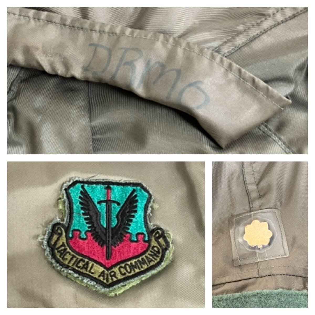 80's US ARMY CWU-36/P フライトジャケット ALPHA社製 サイズLARGE DLA-10-87 87年納品_画像8