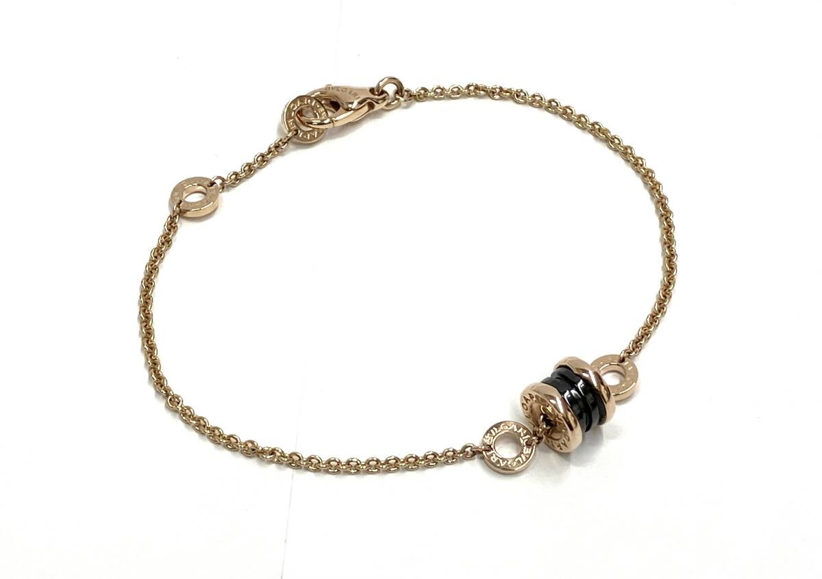 【新品仕上げ済み】BVLGARI ブルガリ B-zero1 K18 750 ブレスレット 7.4g 20cm ケース有り_画像1