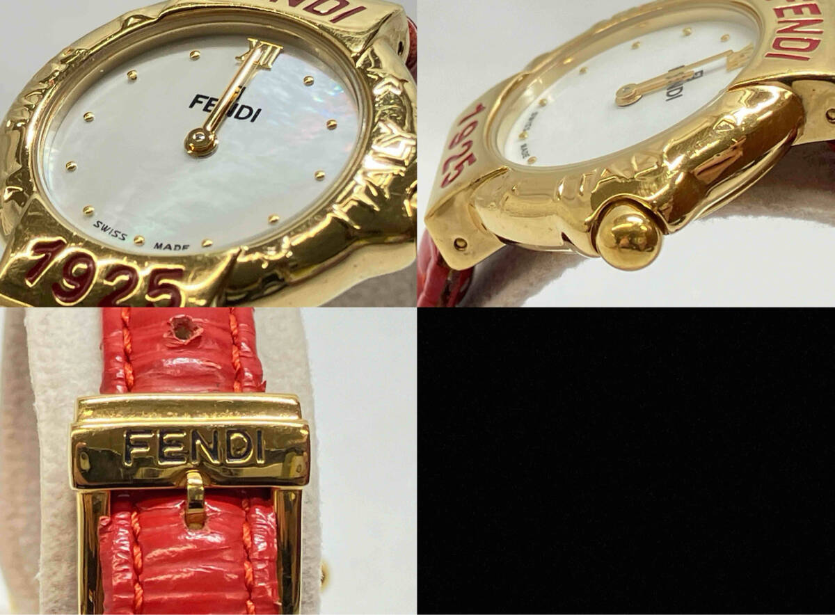 【ジャンク】 FENDI(フェンディ) 009-430L-541 クォーツ 腕時計_画像7