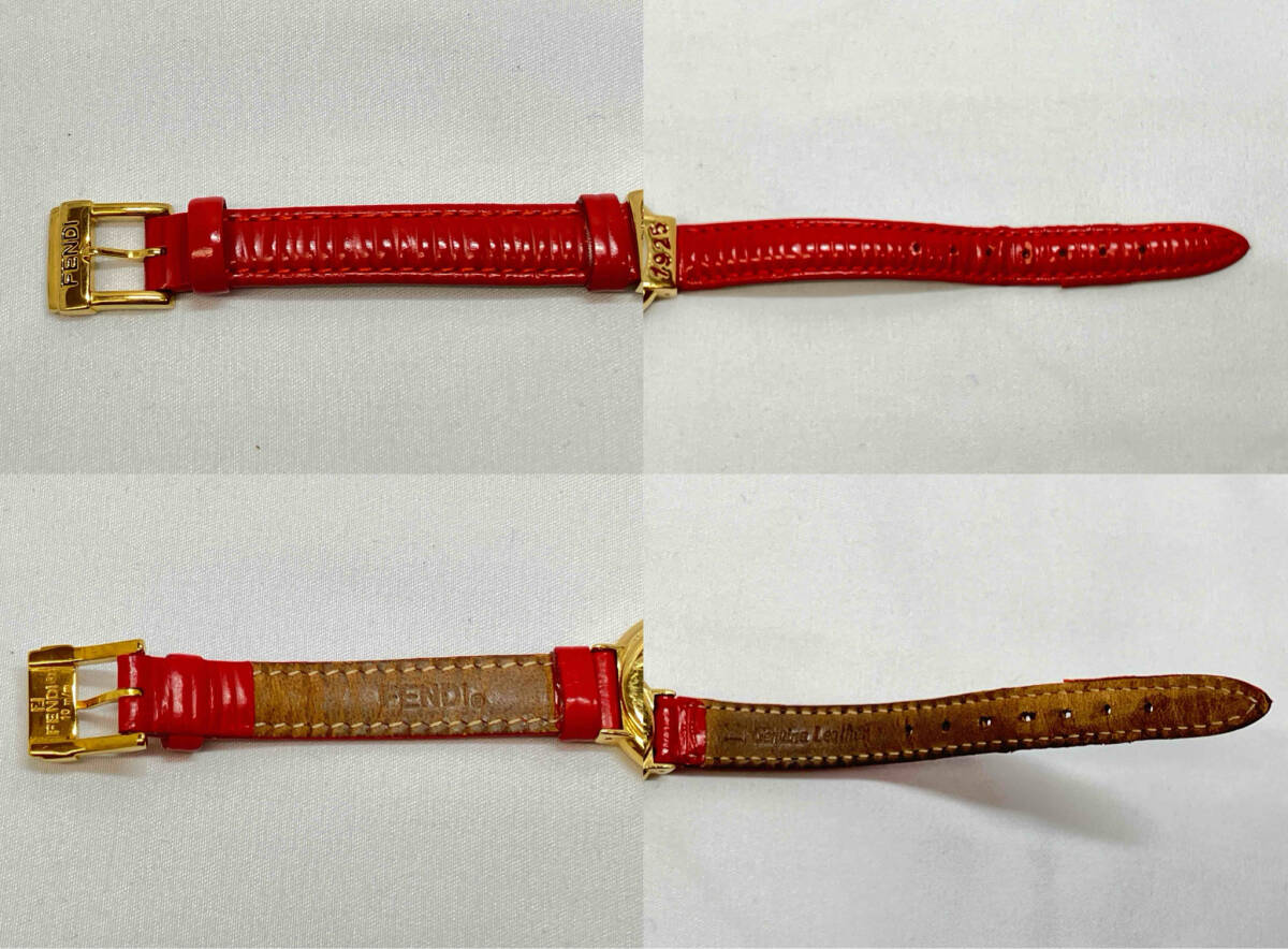 【ジャンク】 FENDI(フェンディ) 009-430L-541 クォーツ 腕時計_画像6
