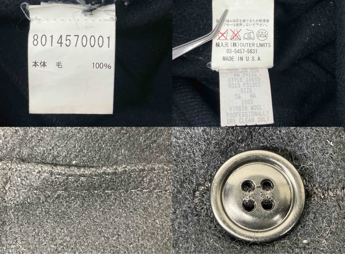 FILSON GARMENT 8014570001 フィルソン ガーメント マッキーノウールベスト メンズ ネイビー ウール100% アメカジ_画像6