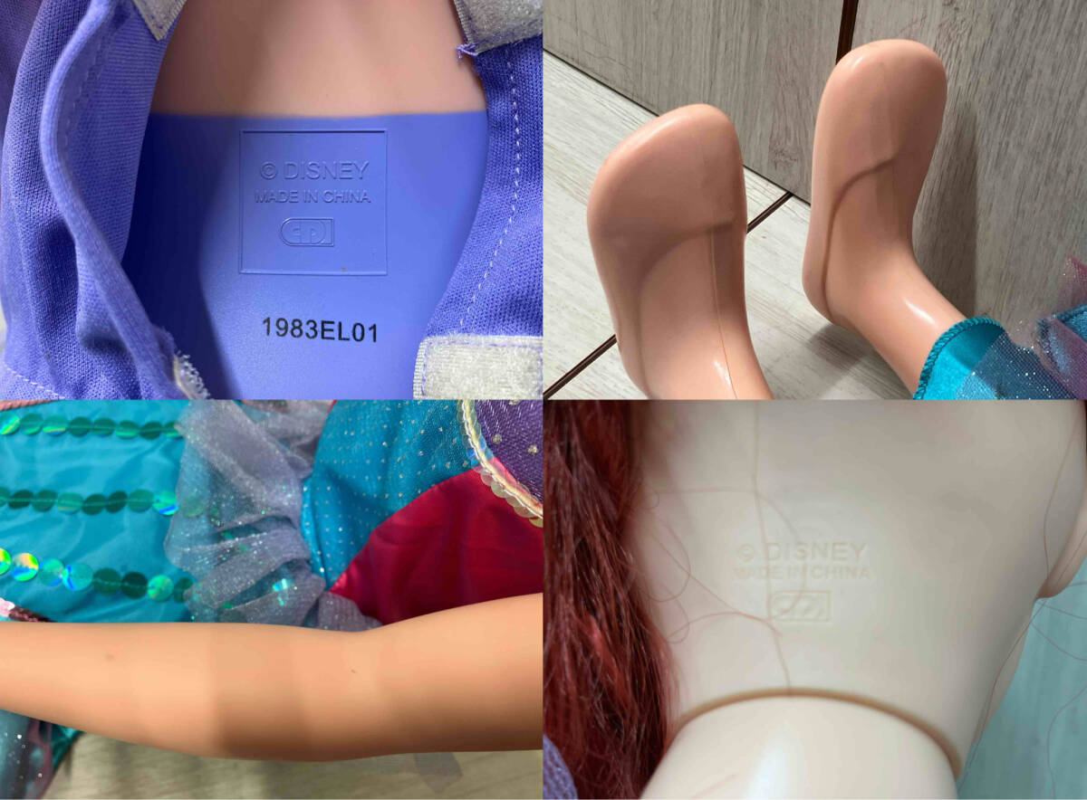 ジャンク リトルマーメイド アリエル 全長約95cm ディズニー ドール 人形_画像10