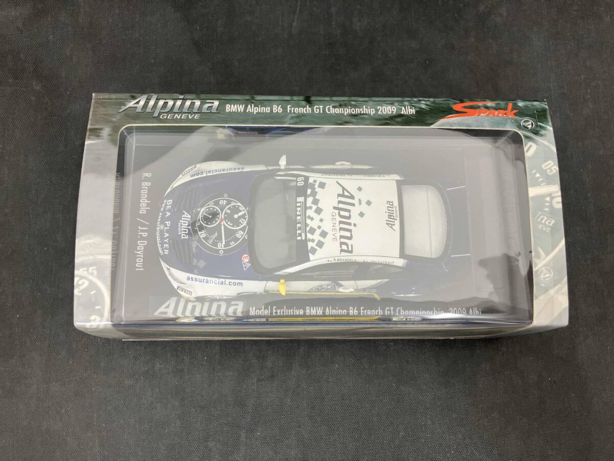 【アルピナ チーム特注】 スパーク 1/43 BMW アルピナ B6 2009 French GT Championship #60 D.Lunardi / R.Brandela_画像2
