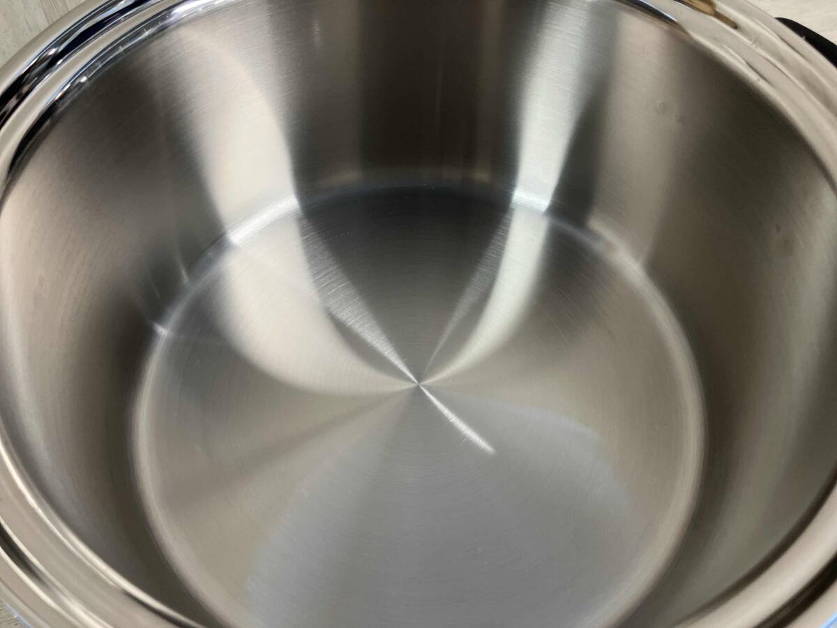 [ не использовался товар ]Vita Craftbita craft кастрюля с двумя ручками 24cm 5.7L прямой огонь IH соответствует кухня без коробки .