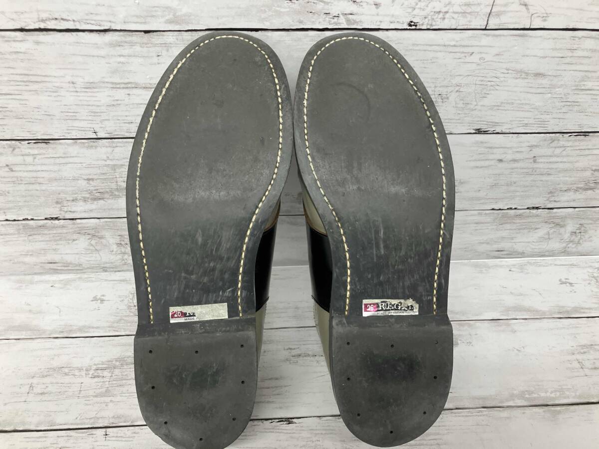 REGAL／サドルシューズ／グレー／ブラック／26cm_画像4