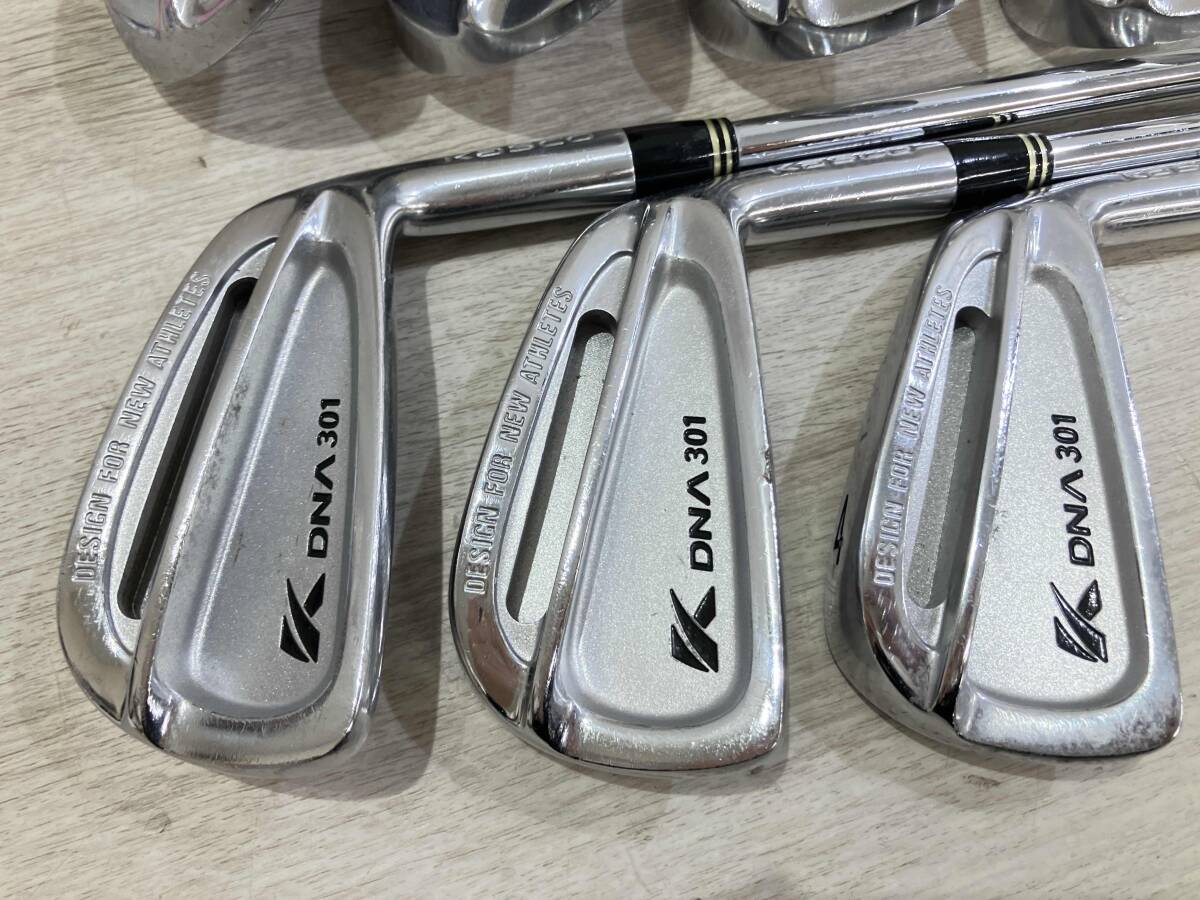Kasco キャスコ DNA 301 PRECISION Super Lite FLEX-R #4,5,6,7,8,9,P ７本アイアンセット_画像2
