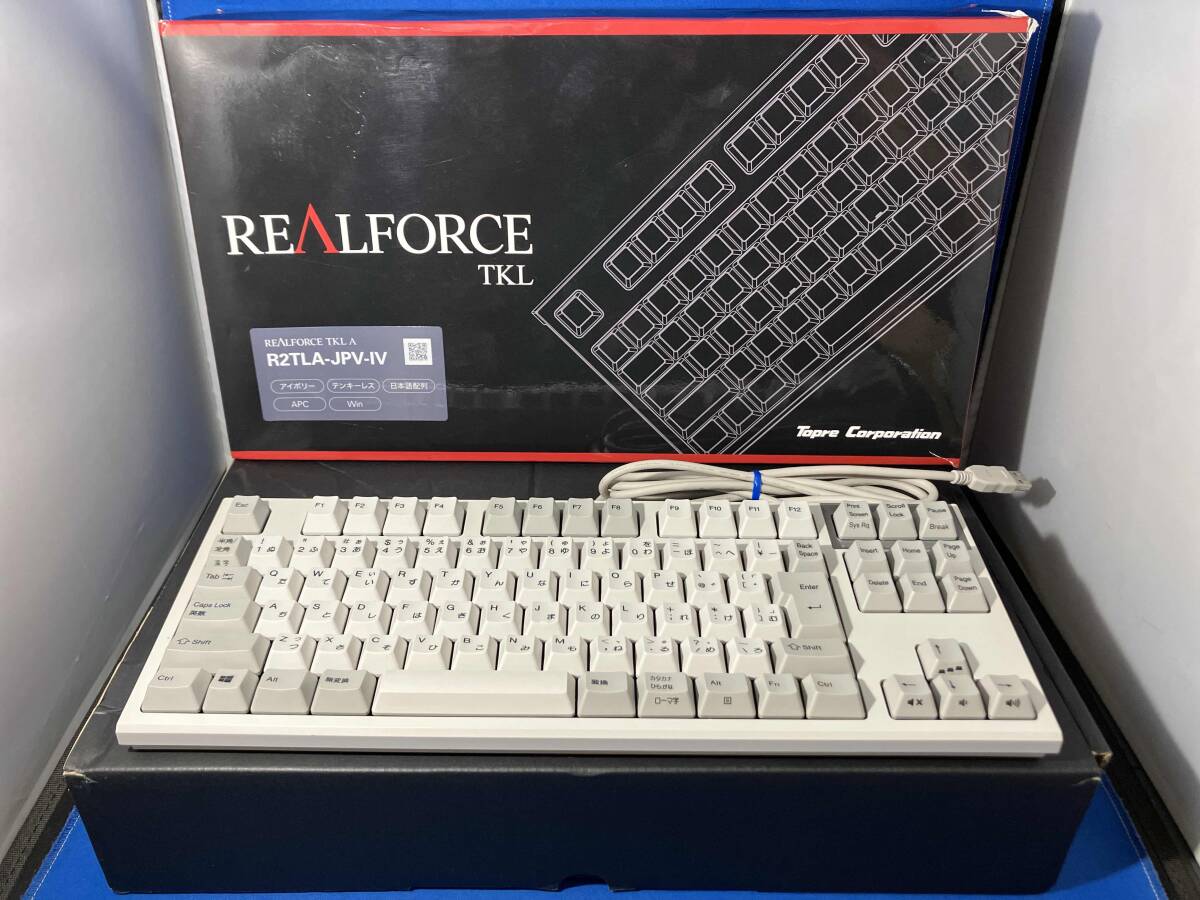 Topre R2TLA-JPV-IV REALFORCE TKL A R2TLA-JPV-IV [APCモデル アイボリー] キーボード_画像1