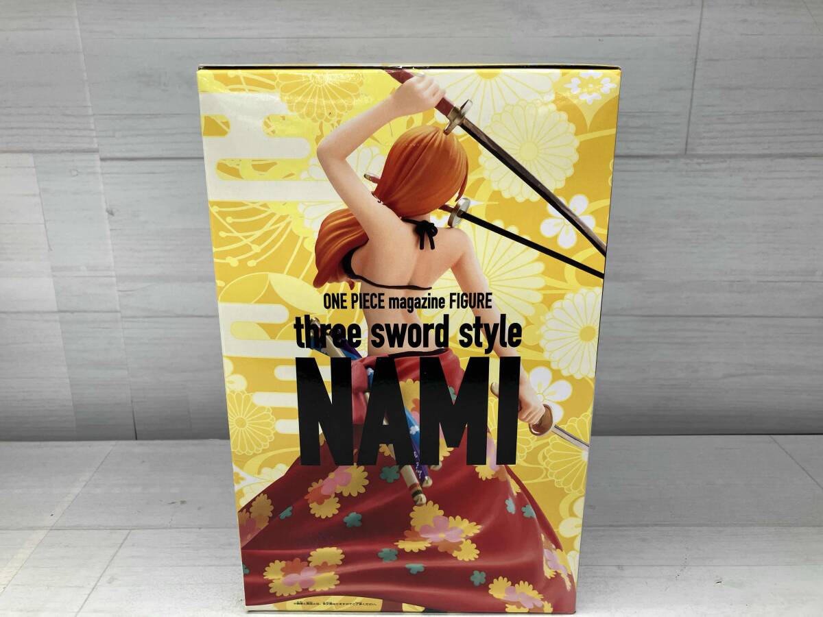 【未開封】バンプレスト ナミ ONE PIECE magazine FIGURE ~夢の一枚~ three sword style NAMI ワンピース_画像4