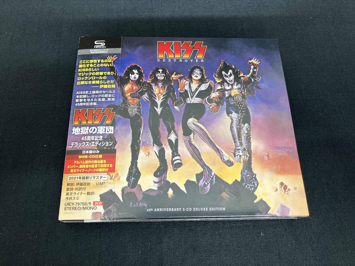 帯あり 紙ジャケ KISS CD 地獄の軍団 -45周年記念デラックス・エディション-(生産限定盤)(2SHM-CD)_画像1