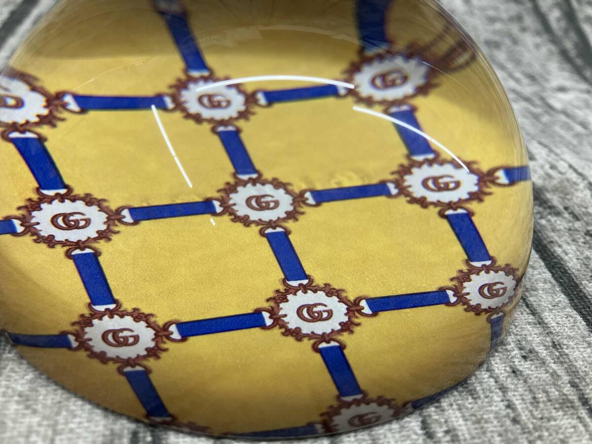 GUCCI グッチ ペーパーウエイト イエロー_画像4