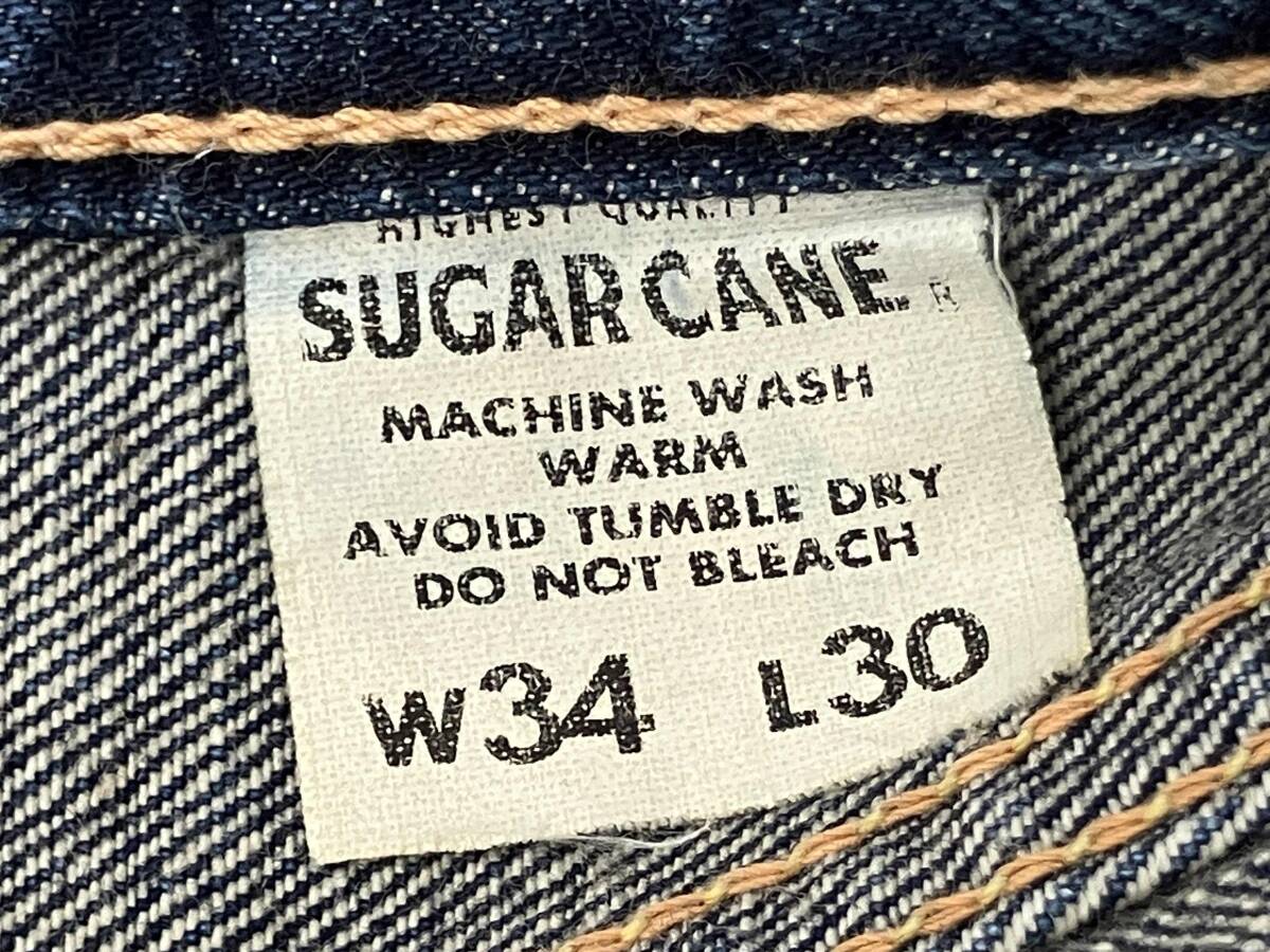 SUGAR CANE デニムパンツ／W34 L30／Lot901／アメカジ／ジーンズ_画像9