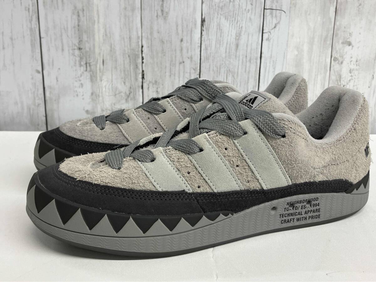 NEIGHBORHOOD × adidas Originals Adimatic スニーカー ネイバーフッド アディダス HP6771 size28.5㎝ グレー_画像1