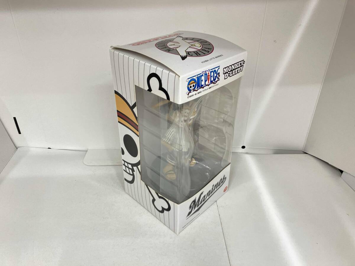 現状品 プレックス モンキー・D・ルフィ マリーンズVer. ワンピース×千葉ロッテマリーンズ ボビングヘッド_画像2