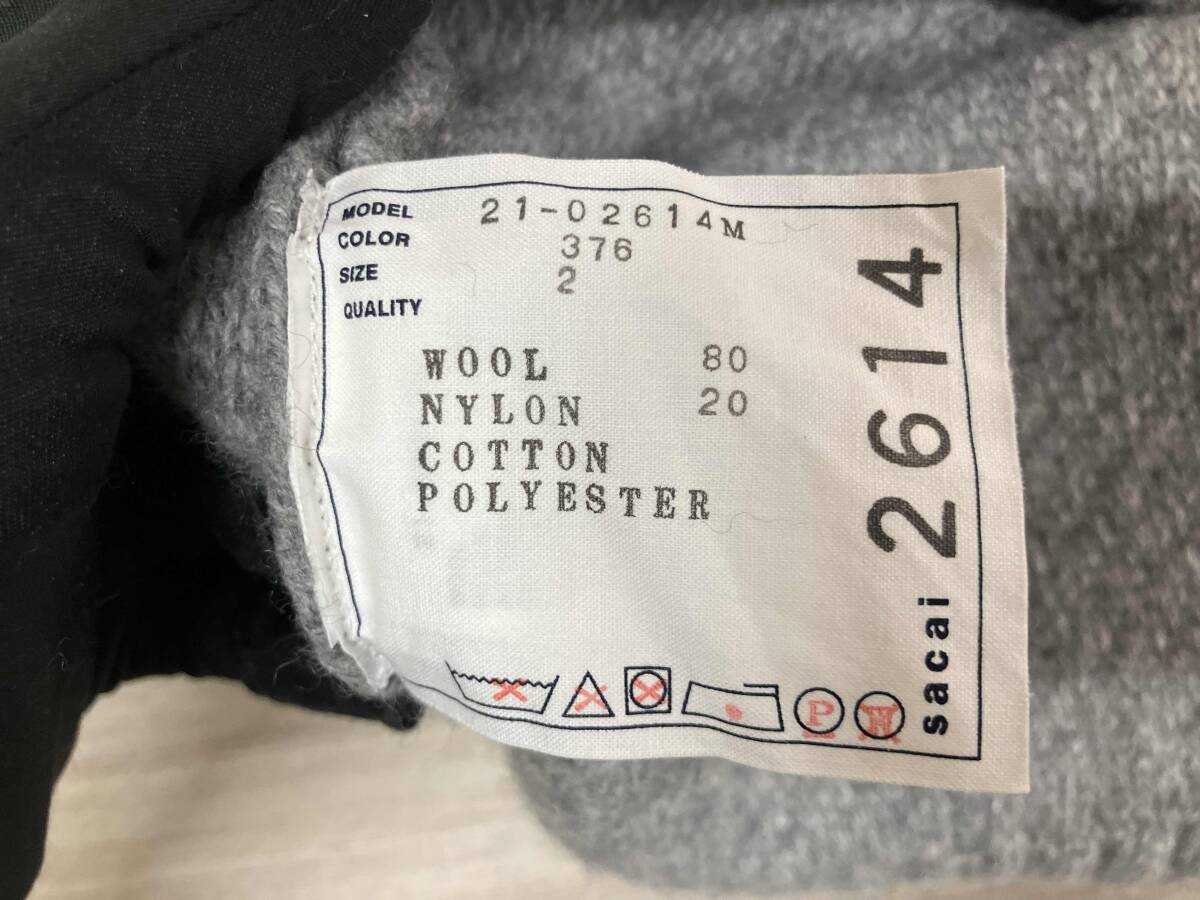sacai 21-02614M 2 サカイ ニット_画像5