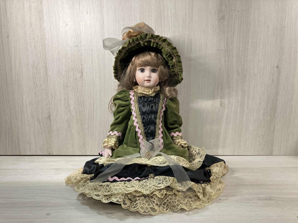 【靴に難あり】 ビスクドール アンティークドール 全高約57cm_画像1