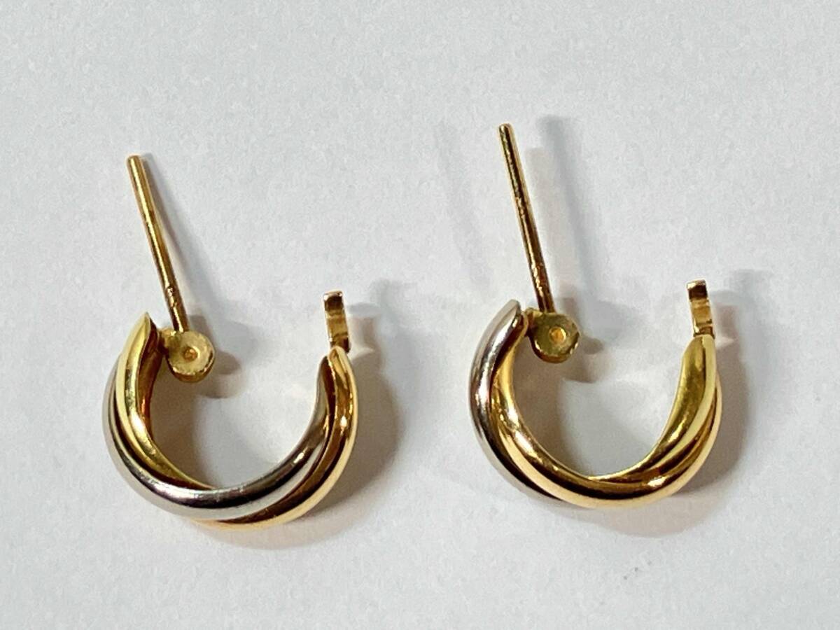 K18ゴールド 総重量約1.2g ピアス_画像5