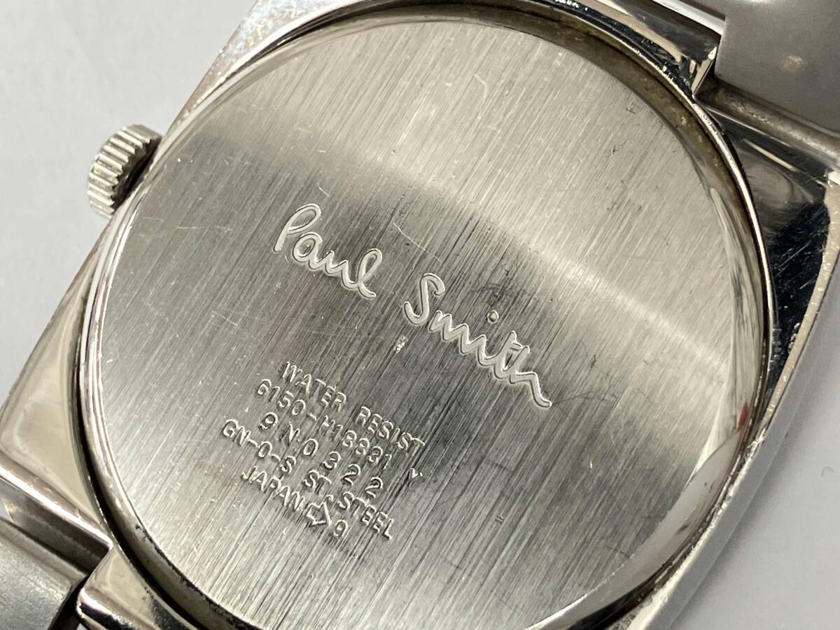 [Paul Smith]6150-H18831 часы кварц батарейка заменен Paul Smith наручные часы мужской б/у 