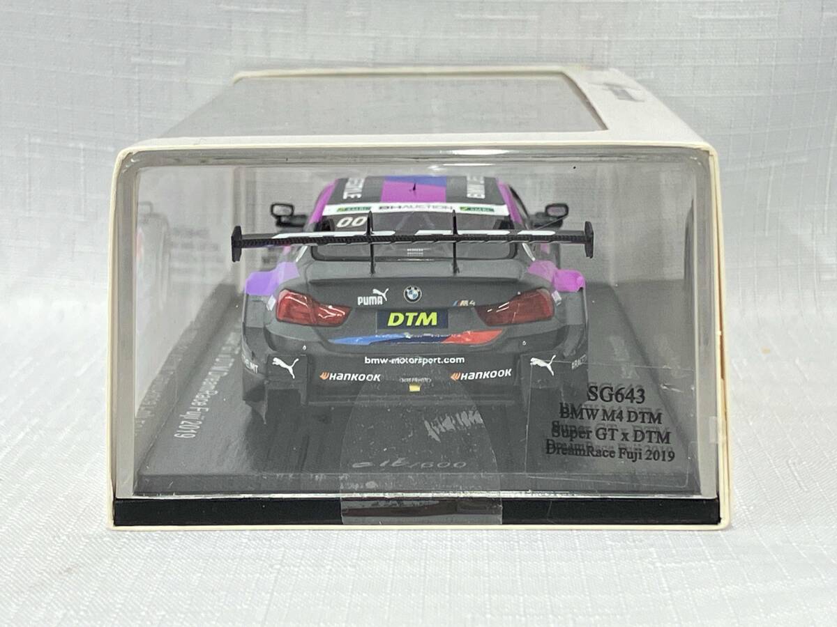 Spark model 1/43 BMW M4 DTM No.00 Super GT x DTM DreamRace Fuji 2019 Kamui Kobayashi_画像4