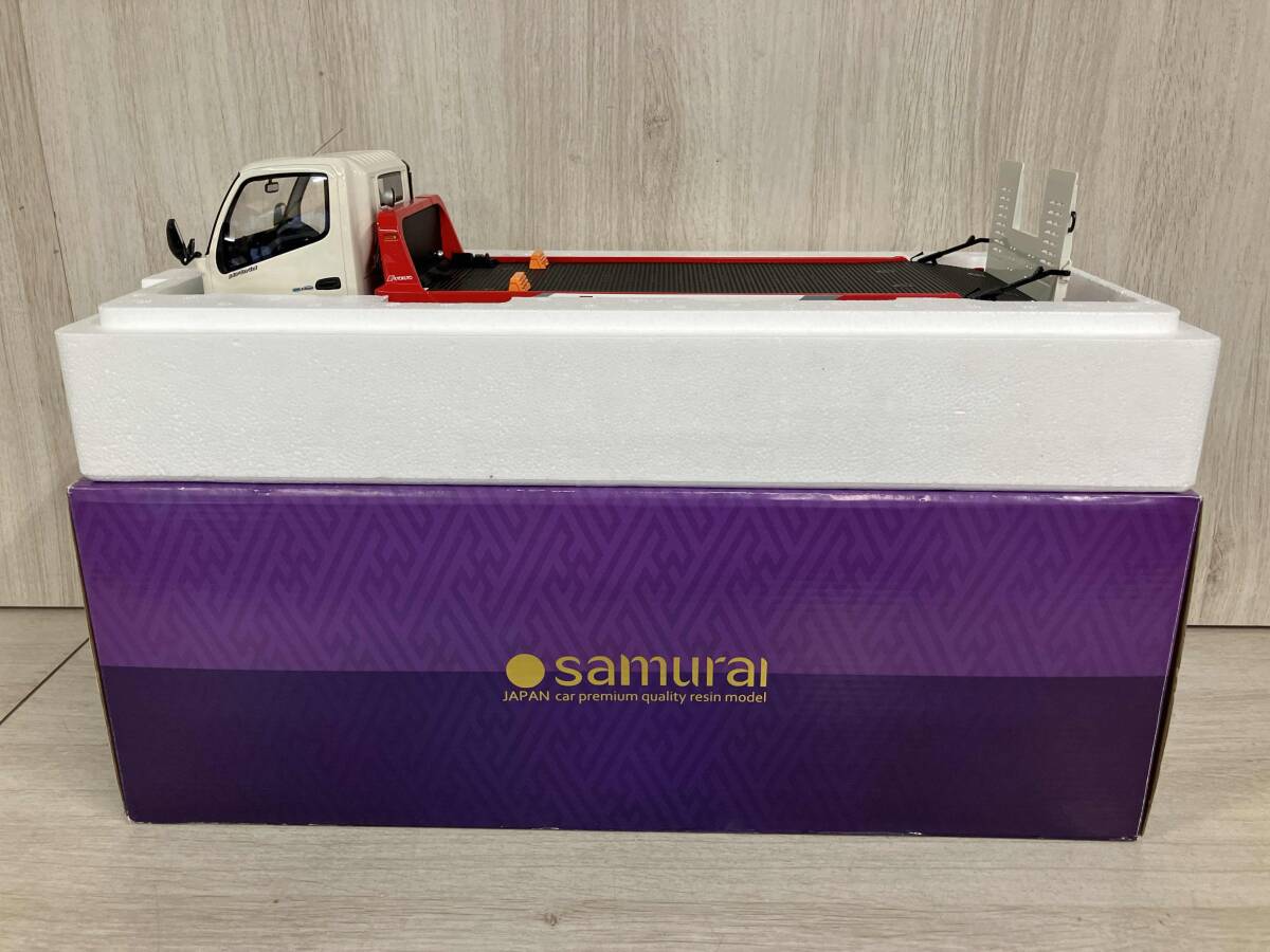 京商 KYOSHO SAMURAI 1/18 KYOKUTO Flatop Zero Ⅱ (White) トラック KSR18040W ミラー破損有り_画像1