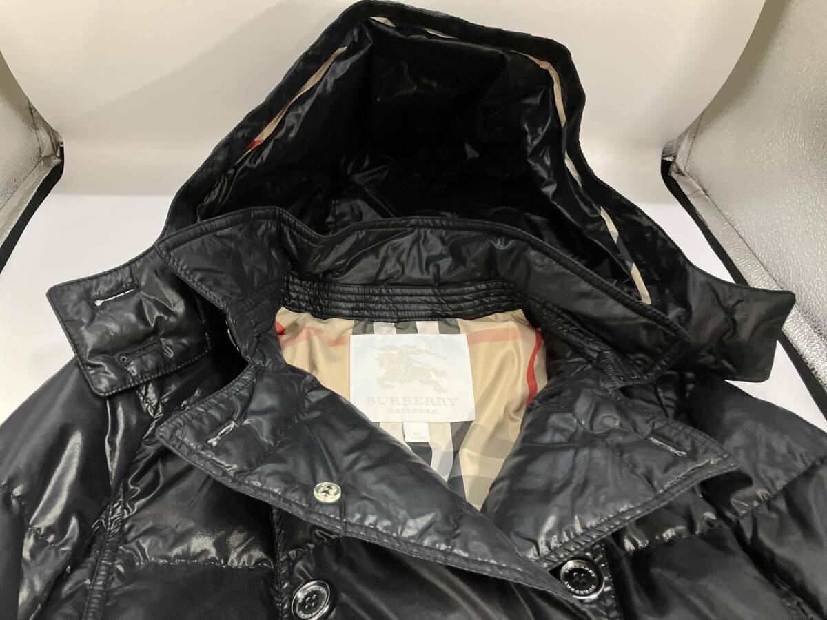 BURBERRY CHILDREN バーバリーチルドレン ダウンジャケット C8C08-441-09 サイズ152 ブラック系_画像3