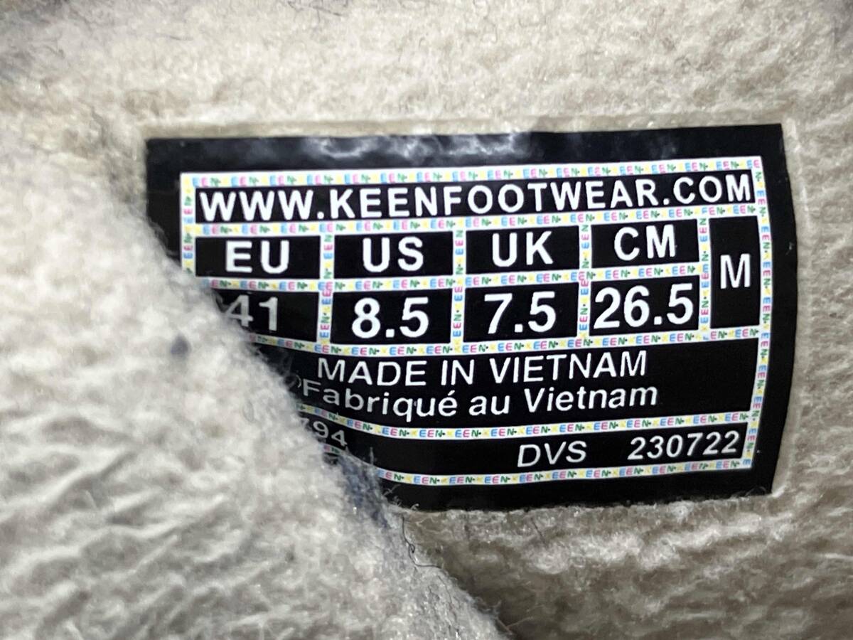 KEEN キーン　HOOD CLOG ショートブーツ　ブラック　26.5cm 230722_画像7