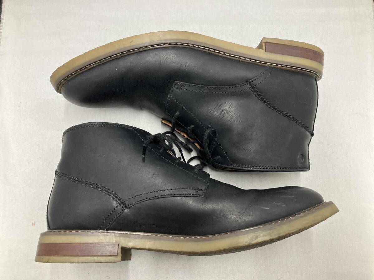 Clarks / クラークス 61384333 ブラック ワークブーツ 4ホール 外羽根 サイズ26.5cm_画像6